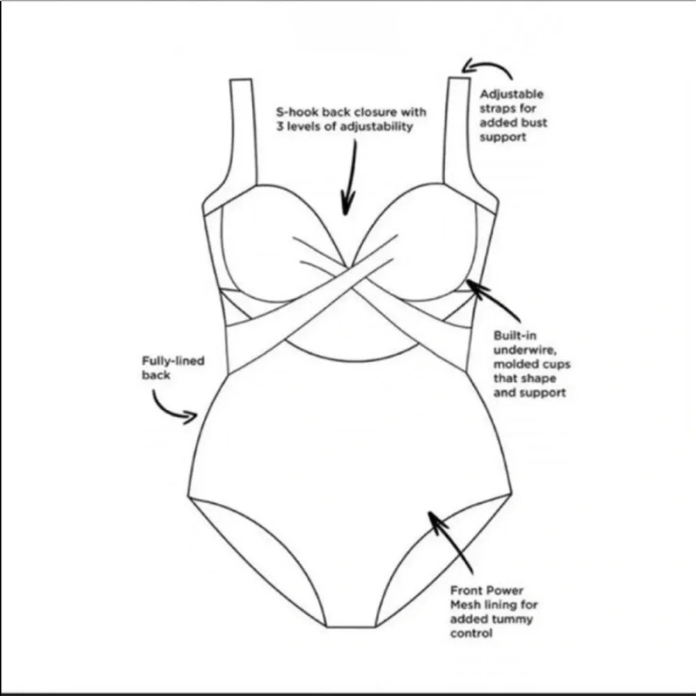 Nwt swimsuits for all cut out swimsuit